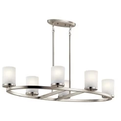 Daimlen 39 Inch 6 Light Mini Chandelier By Kichler Lighting