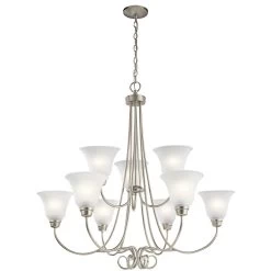 Bixler 35 Inch 9 Light Chandelier By Kichler Lighting