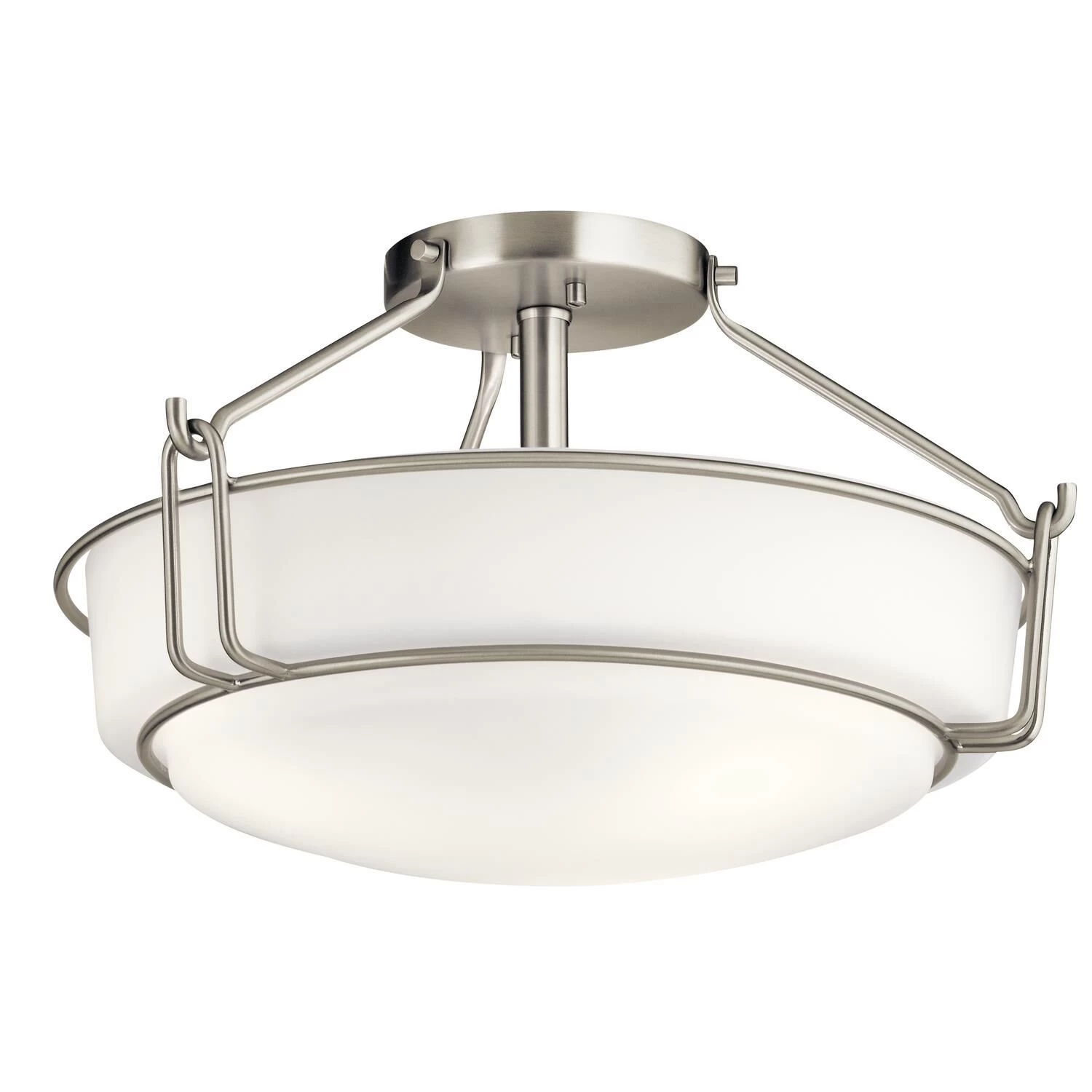 Alkire 16 Inch 3 Light Semi Flush Mount By Kichler Lighting