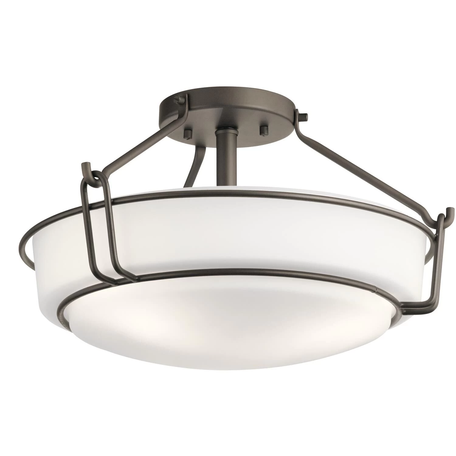 Alkire 16 Inch 3 Light Semi Flush Mount By Kichler Lighting - Image 2