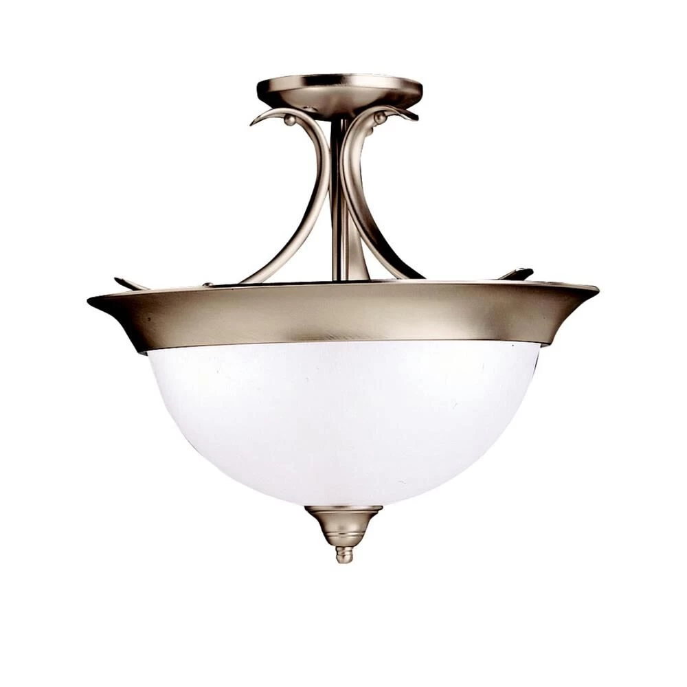 Hastings 15 Inch 3 Light Semi Flush Mount By Kichler Lighting