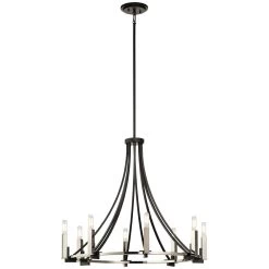 Bensimone 30 Inch 8 Light Chandelier By Kichler Lighting