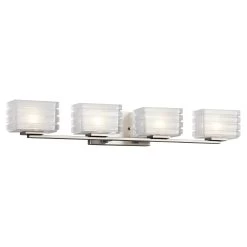 Bazely 33 Inch 4 Light Bath Vanity Light By Kichler Lighting