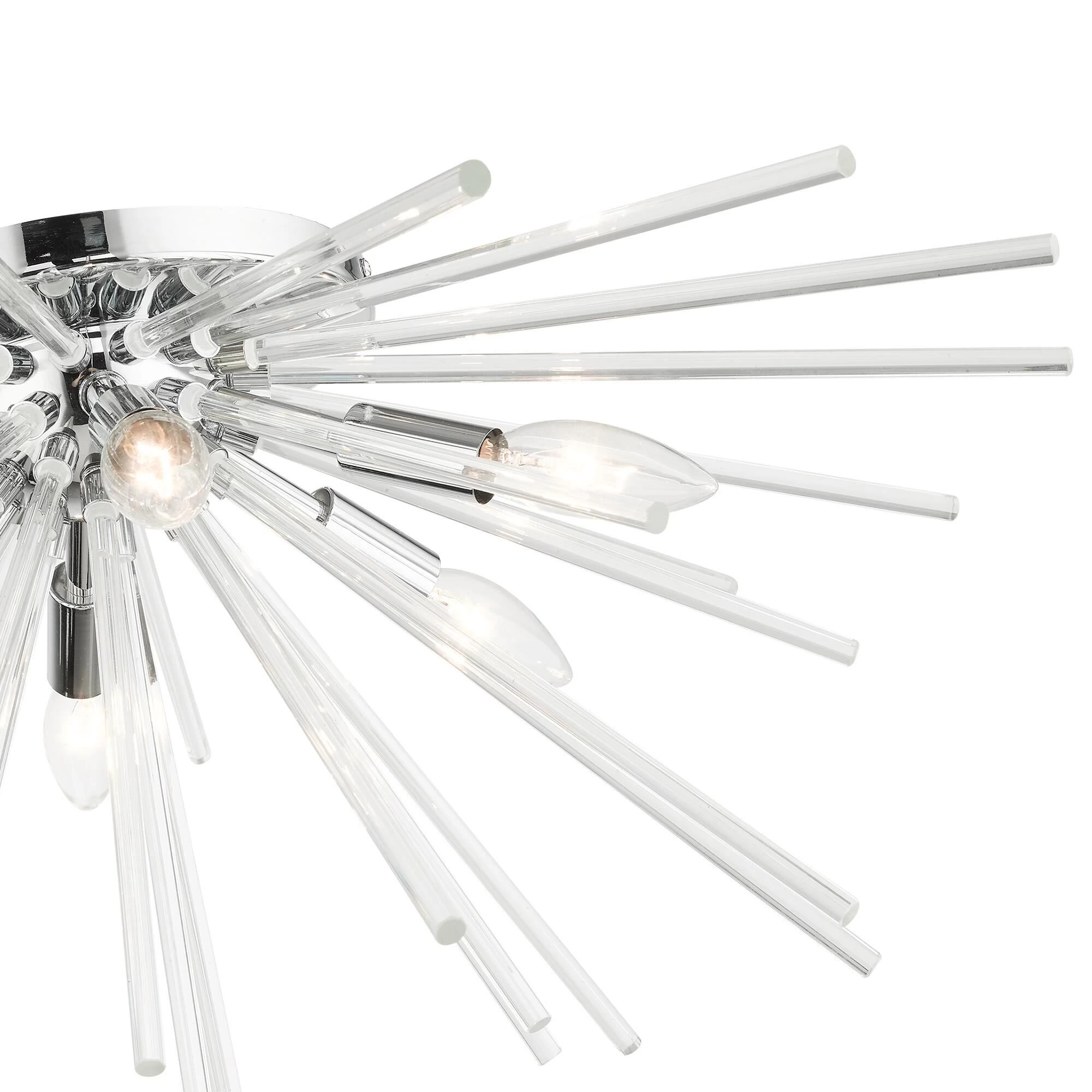 Utopia 6 Light Flush Mount By Livex Lighting - Image 5