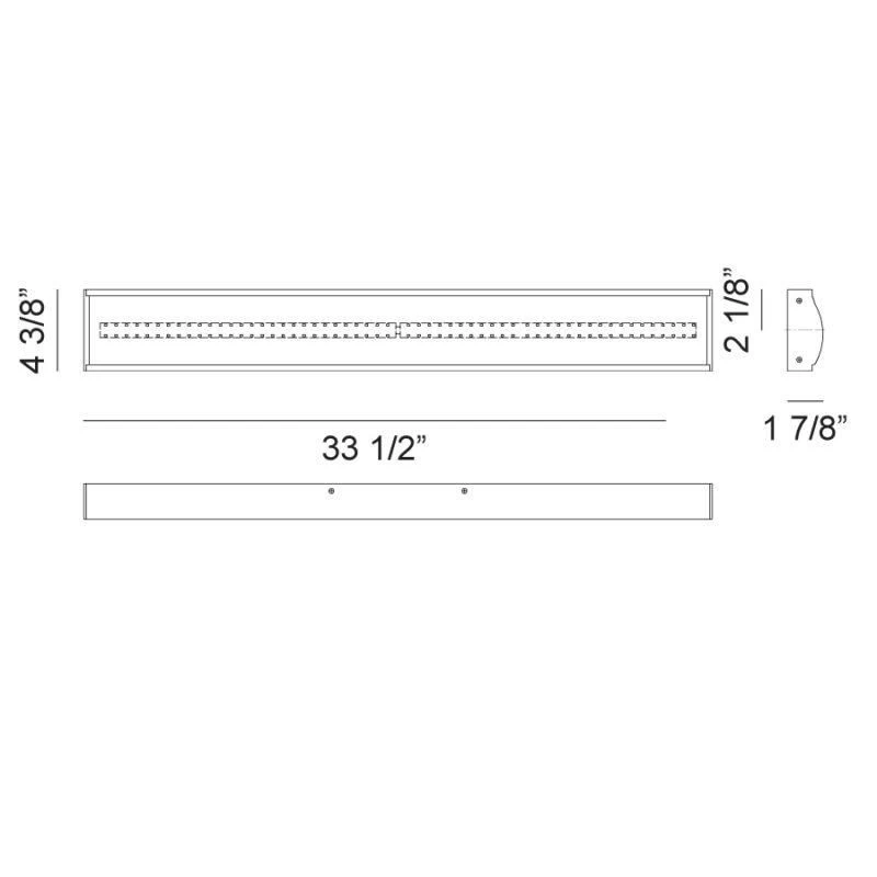 Matteo Lighting Semmie 33 Inch LED Wall Sconce - Image 2