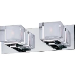 Cubic 14 Inch 2 Light Bath Vanity Light By Maxim Lighting