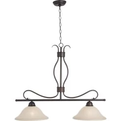 Basix 36 Inch 2 Light Linear Suspension Light By Maxim Lighting