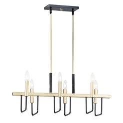 Sullivan 30 Inch 6 Light Linear Suspension Light By Maxim Lighting