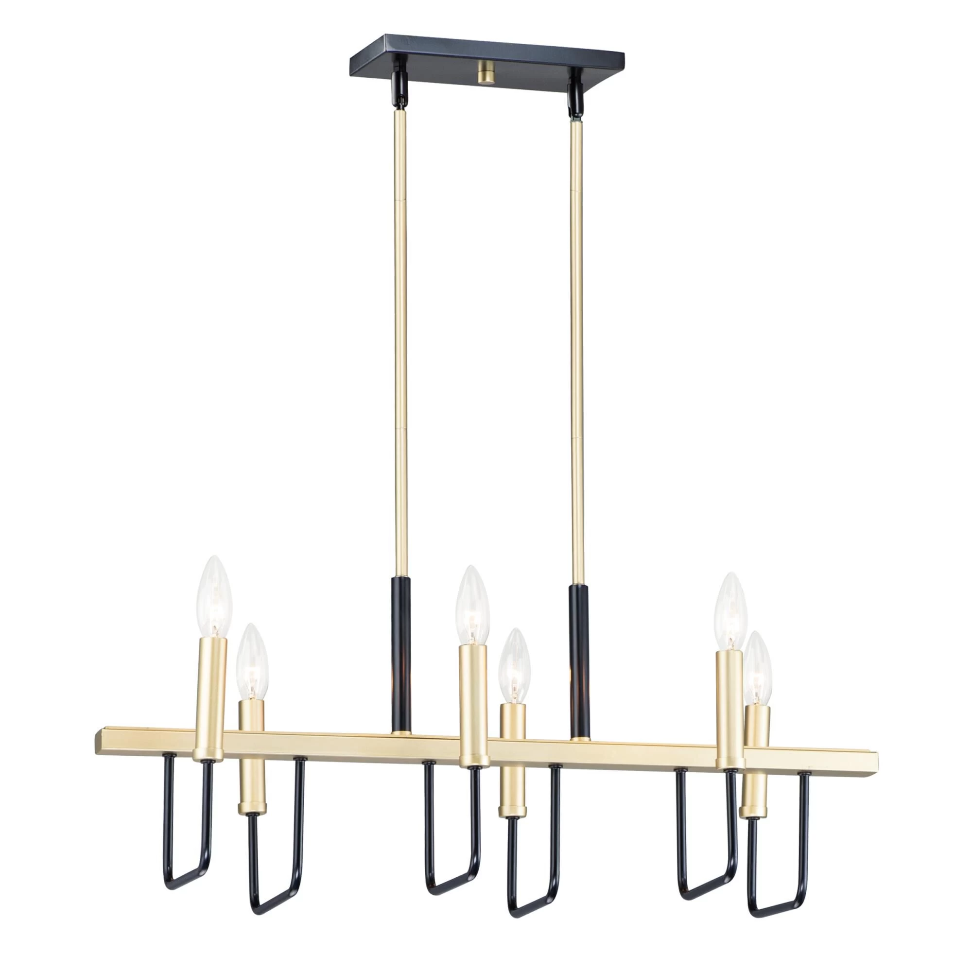 Sullivan 30 Inch 6 Light Linear Suspension Light By Maxim Lighting