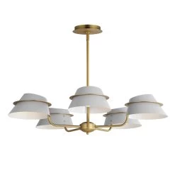 Lucas 36 Inch 5 Light Chandelier By Maxim Lighting