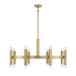 40 Inch 16 Light LED Chandelier By Meridian Lighting