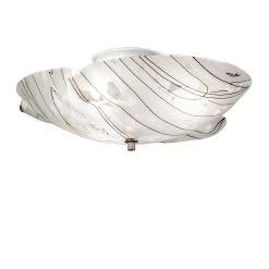 Metro Fusion 16 Inch 3 Light Flush Mount By Meyda Lighting