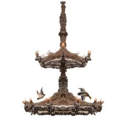 110 Inch 18 Light Semi Flush Mount By Meyda Lighting