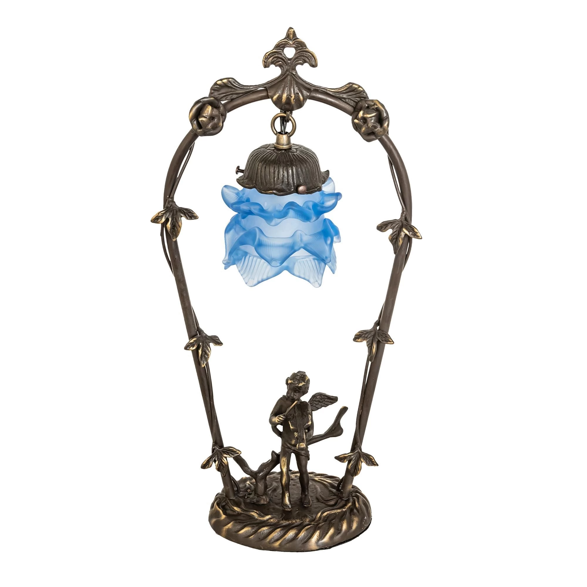 Blue Cherub 19 Inch Accent Lamp By Meyda Lighting - Image 2