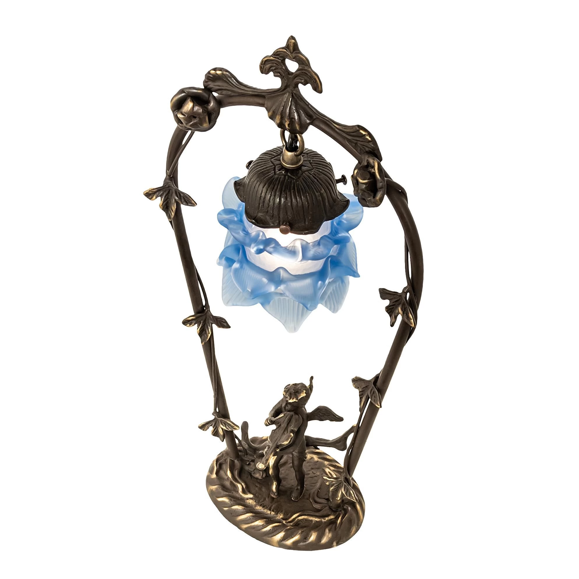 Blue Cherub 19 Inch Accent Lamp By Meyda Lighting - Image 3