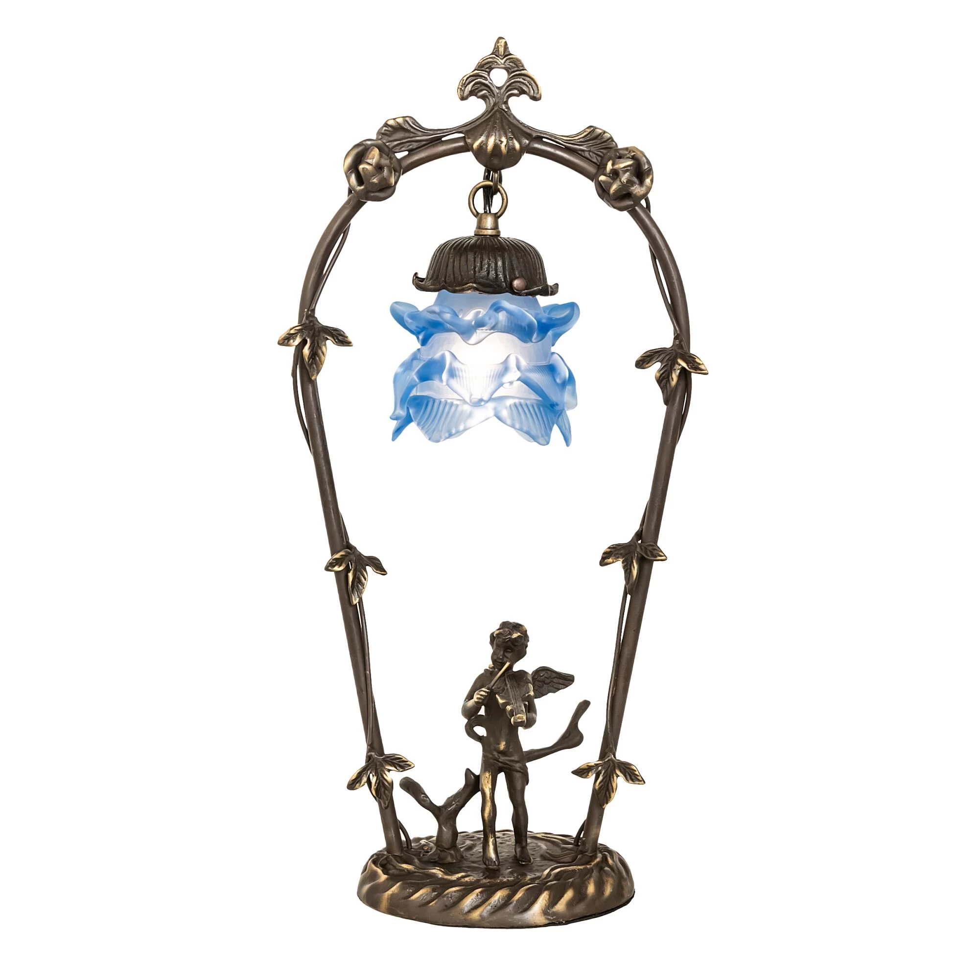 Blue Cherub 19 Inch Accent Lamp By Meyda Lighting - Image 4