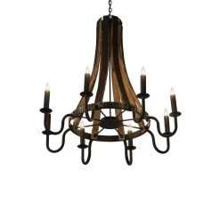 43 Inch Semi Flush Mount By Meyda Lighting