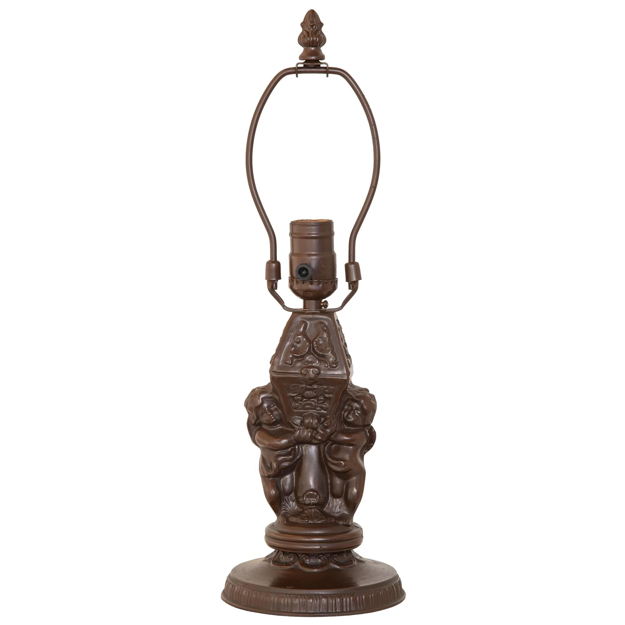 Cherubs With Lantern 8 Inch Accent Lamp By Meyda Lighting