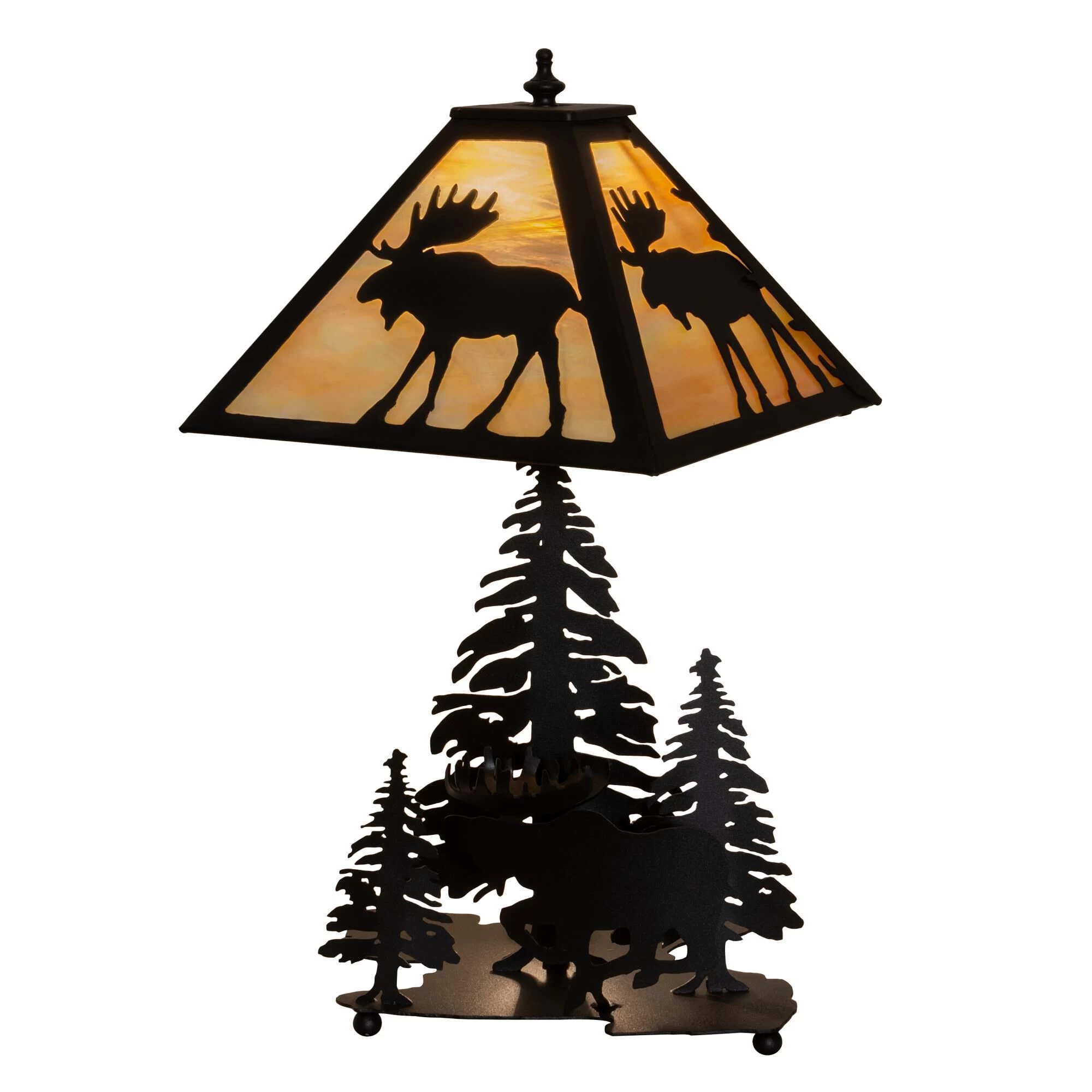 Moose On The Loose 20 Inch Table Lamp By Meyda Lighting