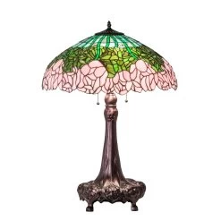 Cabbage Rose 31 Inch Table Lamp By Meyda Lighting