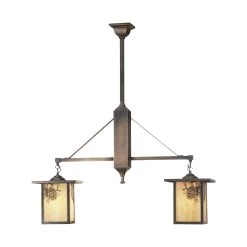 Hyde Park Winter Pine 36 Inch 2 Light Linear Suspension Light By Meyda Lighting
