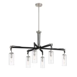 Pullman Junction 40 Inch 6 Light Linear Suspension Light By Minka Lavery
