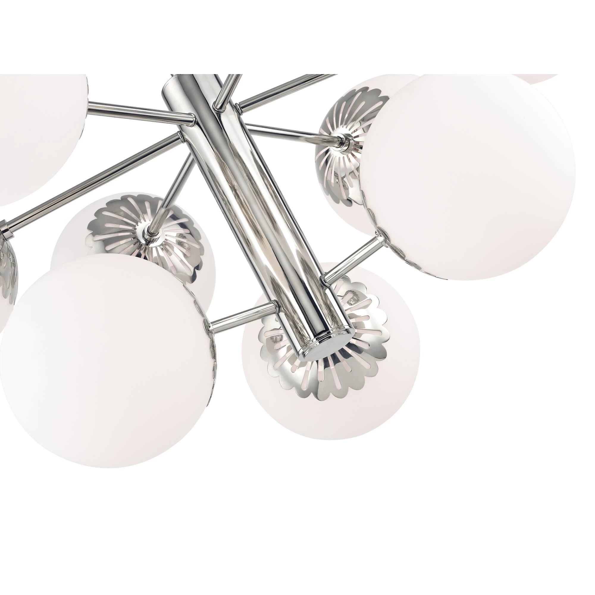 Paige 33 Inch 9 Light Chandelier By Mitzi - Image 4