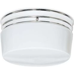 10 Inch 2 Light Flush Mount By Nuvo Lighting