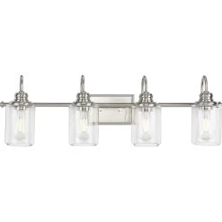 Aiken 32 Inch 4 Light Bath Vanity Light By Progress Lighting
