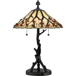 Whispering Wood 25 Inch Table Lamp By Quoizel