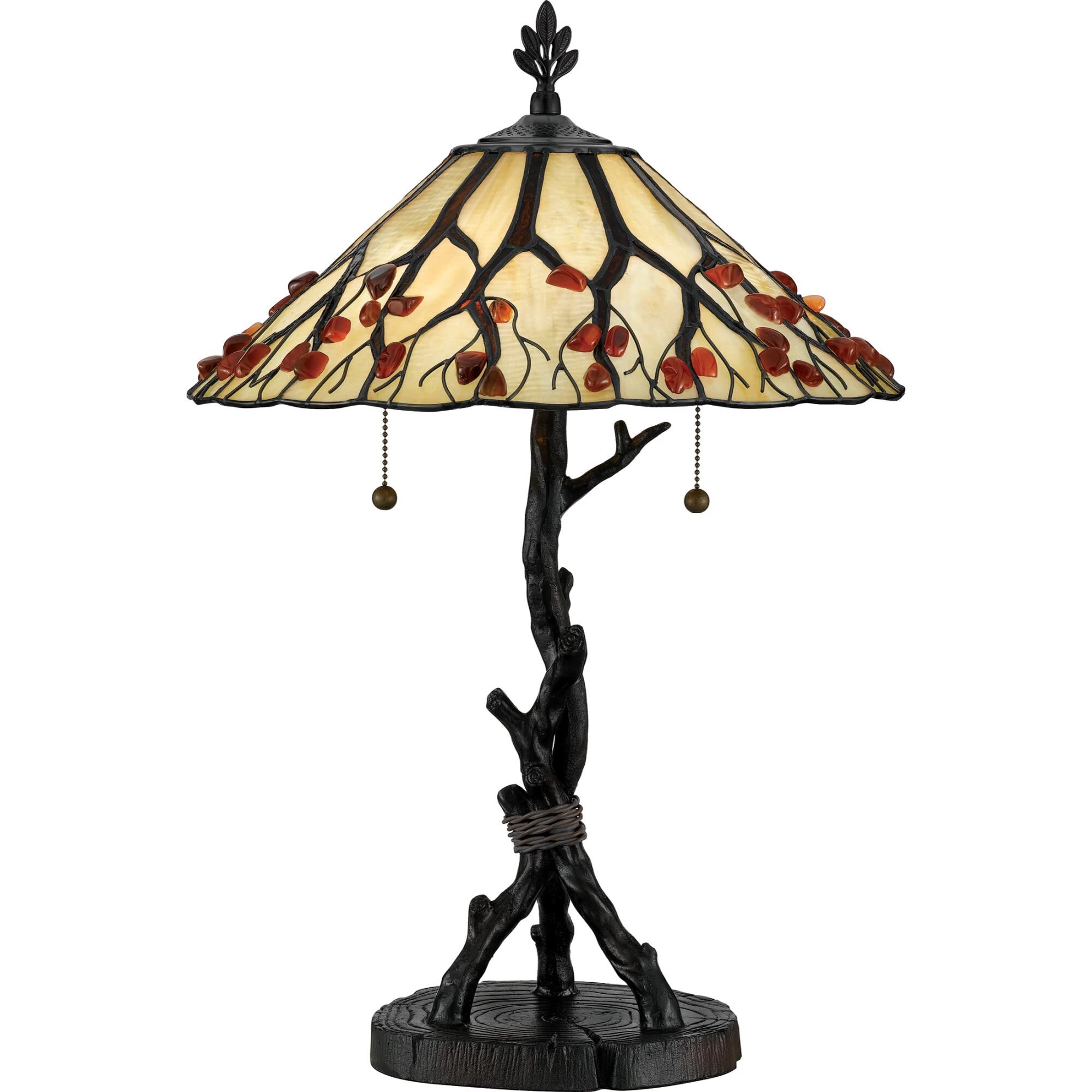 Whispering Wood 25 Inch Table Lamp By Quoizel - Image 2