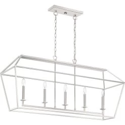Aviary 42 Inch 5 Light Linear Suspension Light By Quoizel