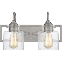 Bartley 15 Inch 2 Light Bath Vanity Light By Quoizel