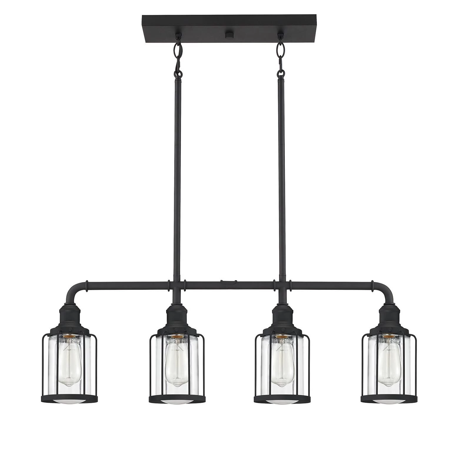 Ludlow 33 Inch 4 Light Linear Suspension Light By Quoizel - Image 2