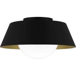 Damascus 16 Inch 1 Light Flush Mount By Quoizel