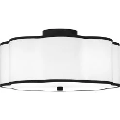 Mabry 16 Inch 4 Light Semi Flush Mount By Quoizel