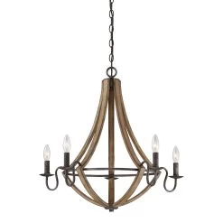 Shire 26 Inch 5 Light Chandelier By Quoizel