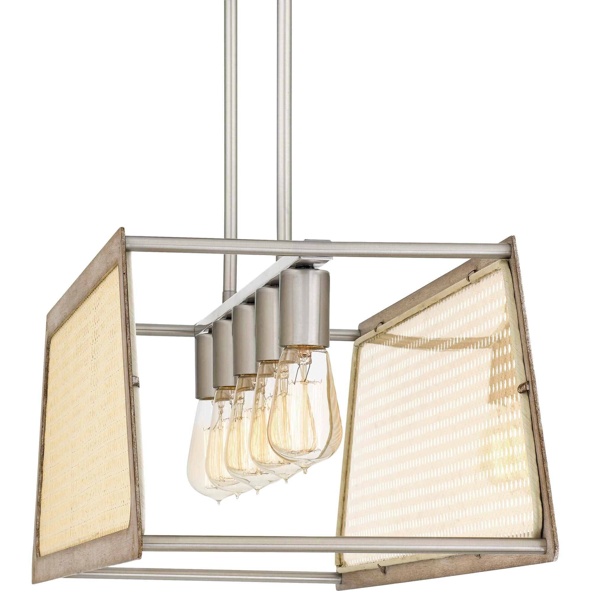 Syrah 36 Inch 5 Light Linear Suspension Light By Quoizel - Image 5