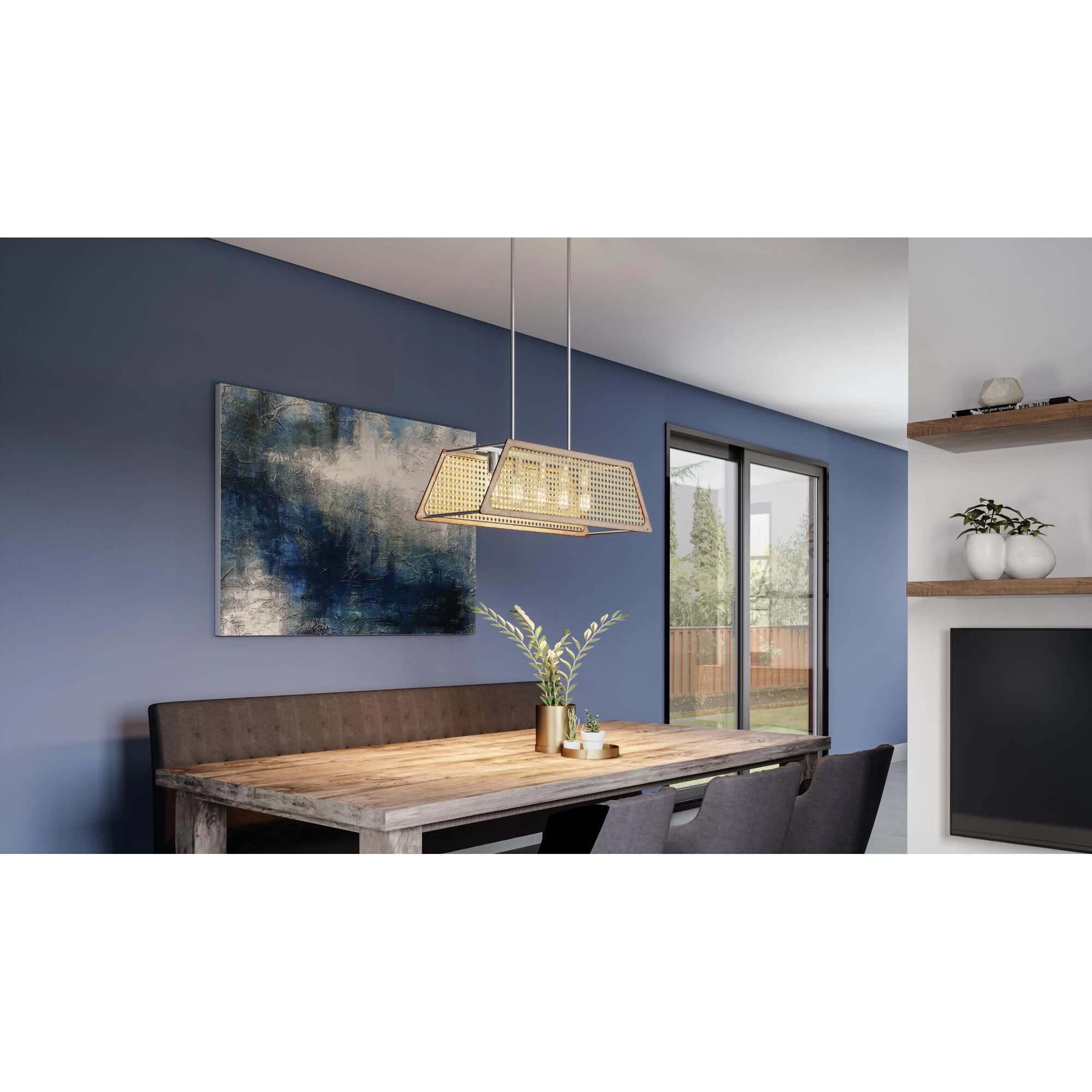 Syrah 36 Inch 5 Light Linear Suspension Light By Quoizel - Image 9
