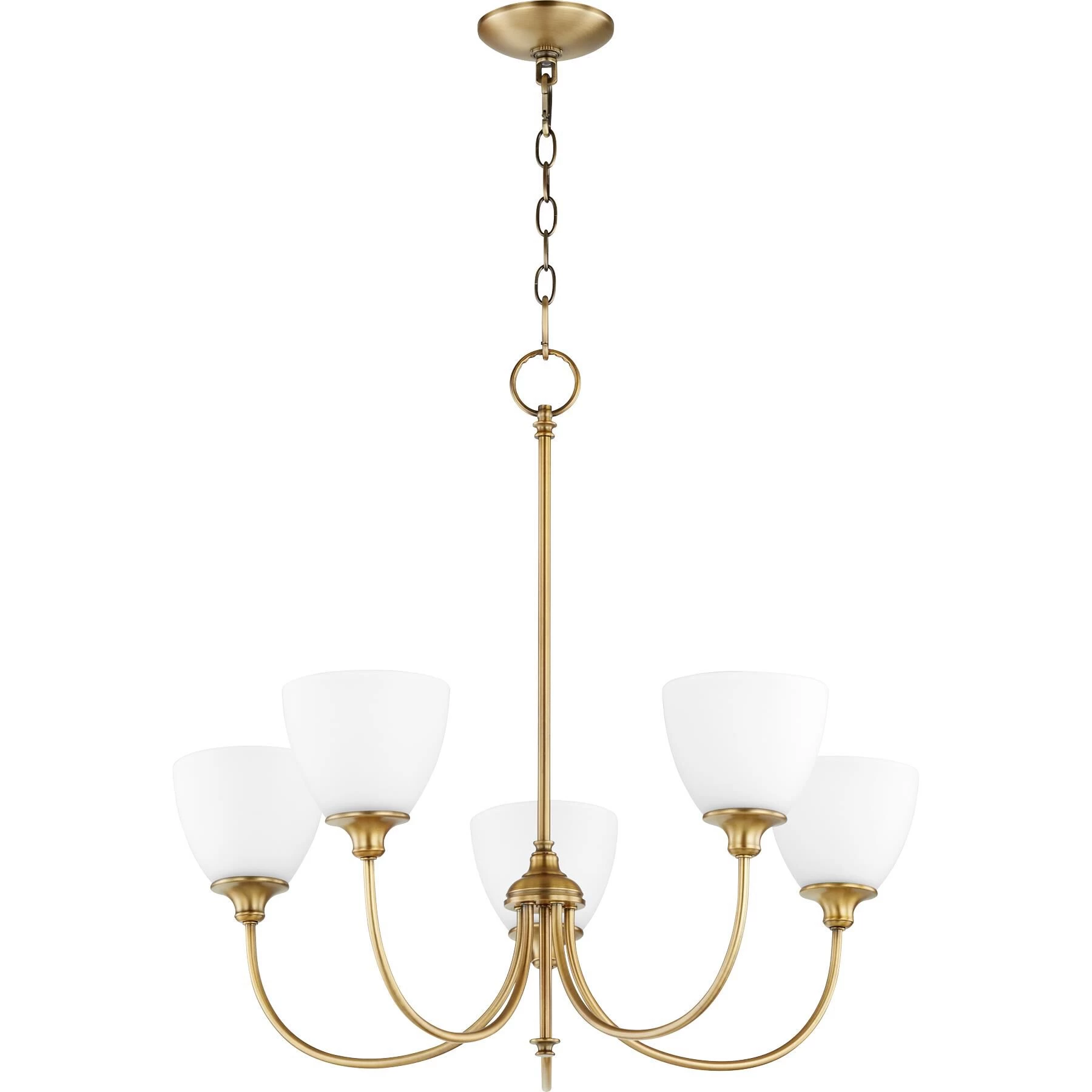 Celeste 27 Inch 5 Light Chandelier By Quorum International - Image 2