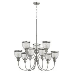 Omni 32 Inch 9 Light Chandelier By Quorum International