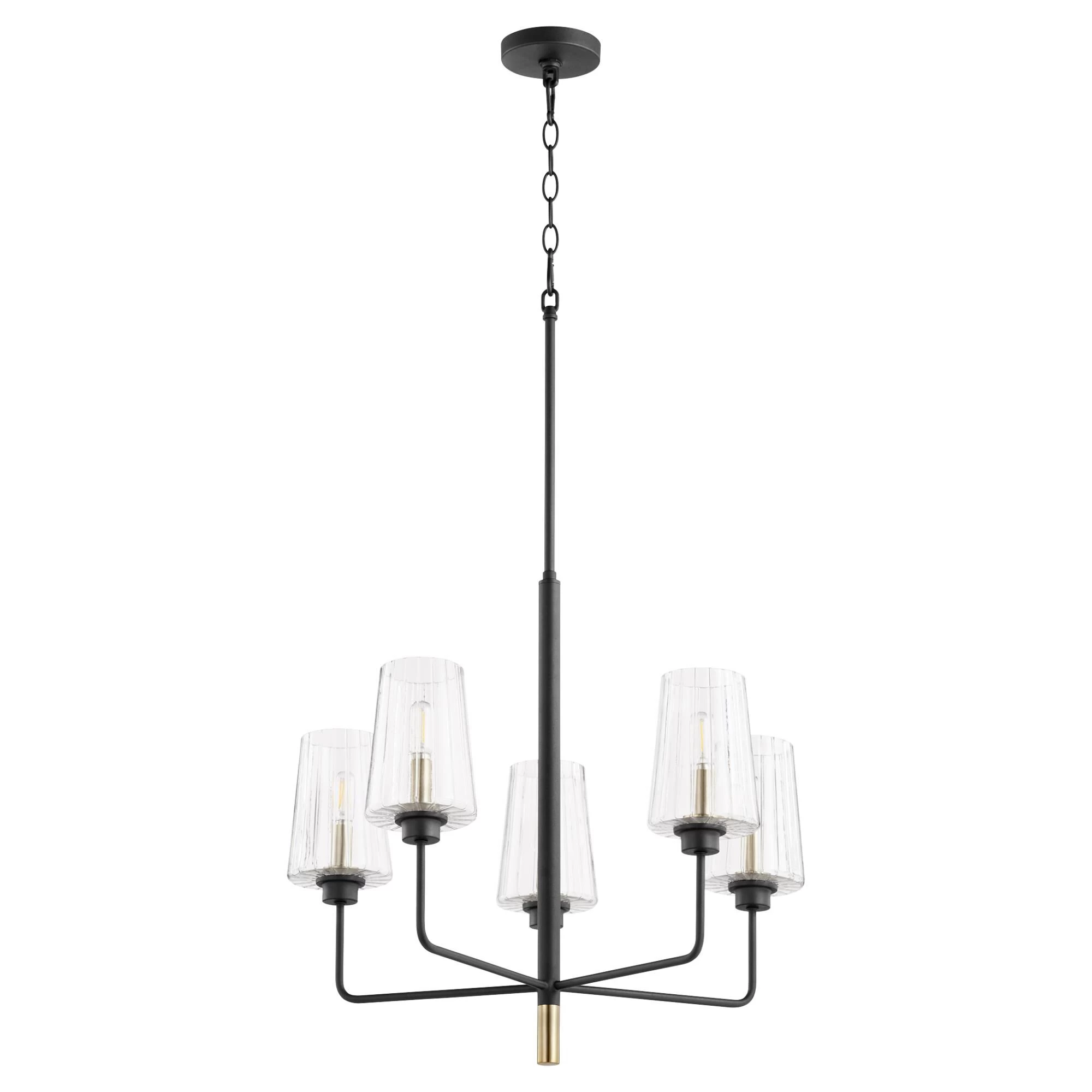 Dalia 23 Inch 5 Light Chandelier By Quorum International
