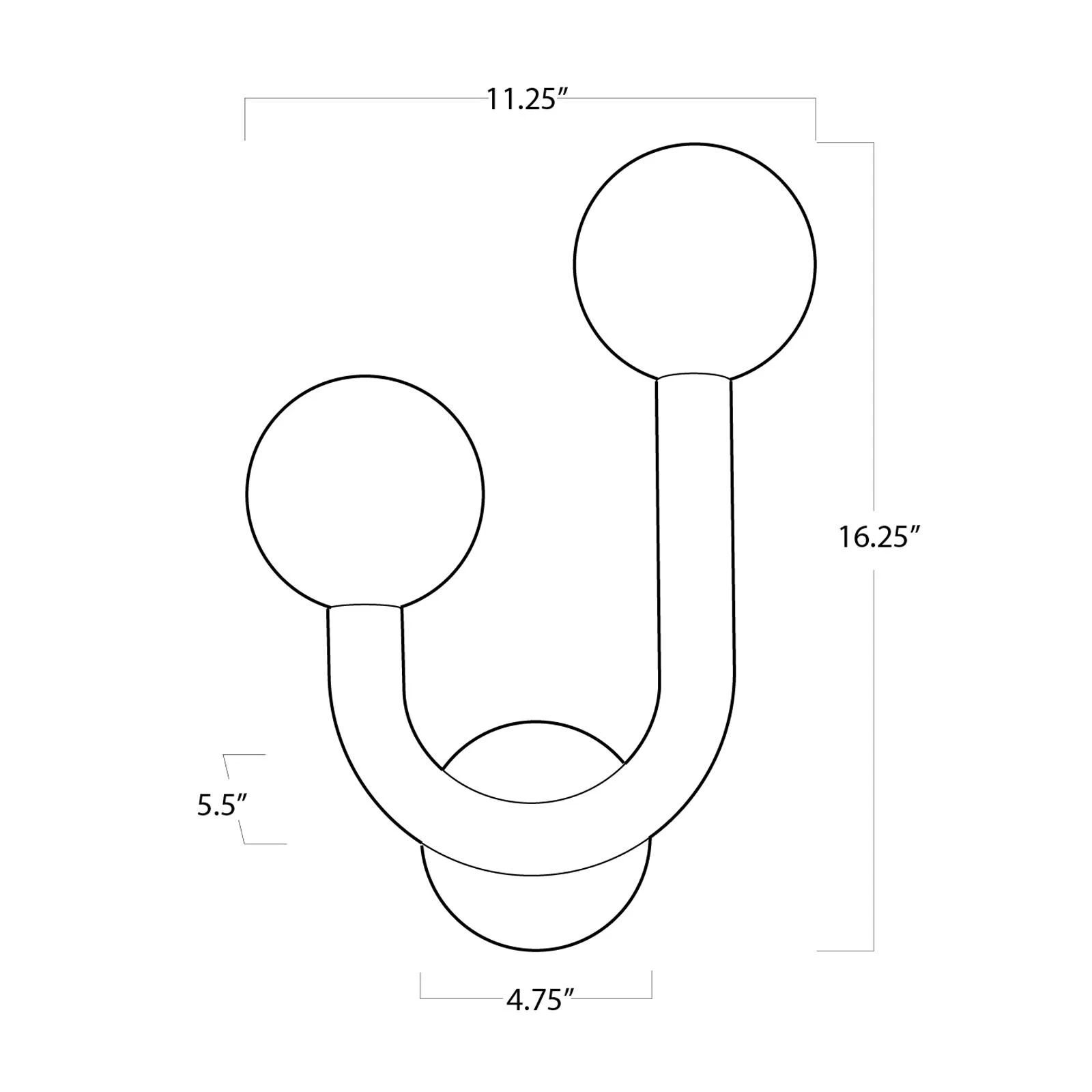 Happy 16 Inch Wall Sconce By Regina Andrew - Image 3