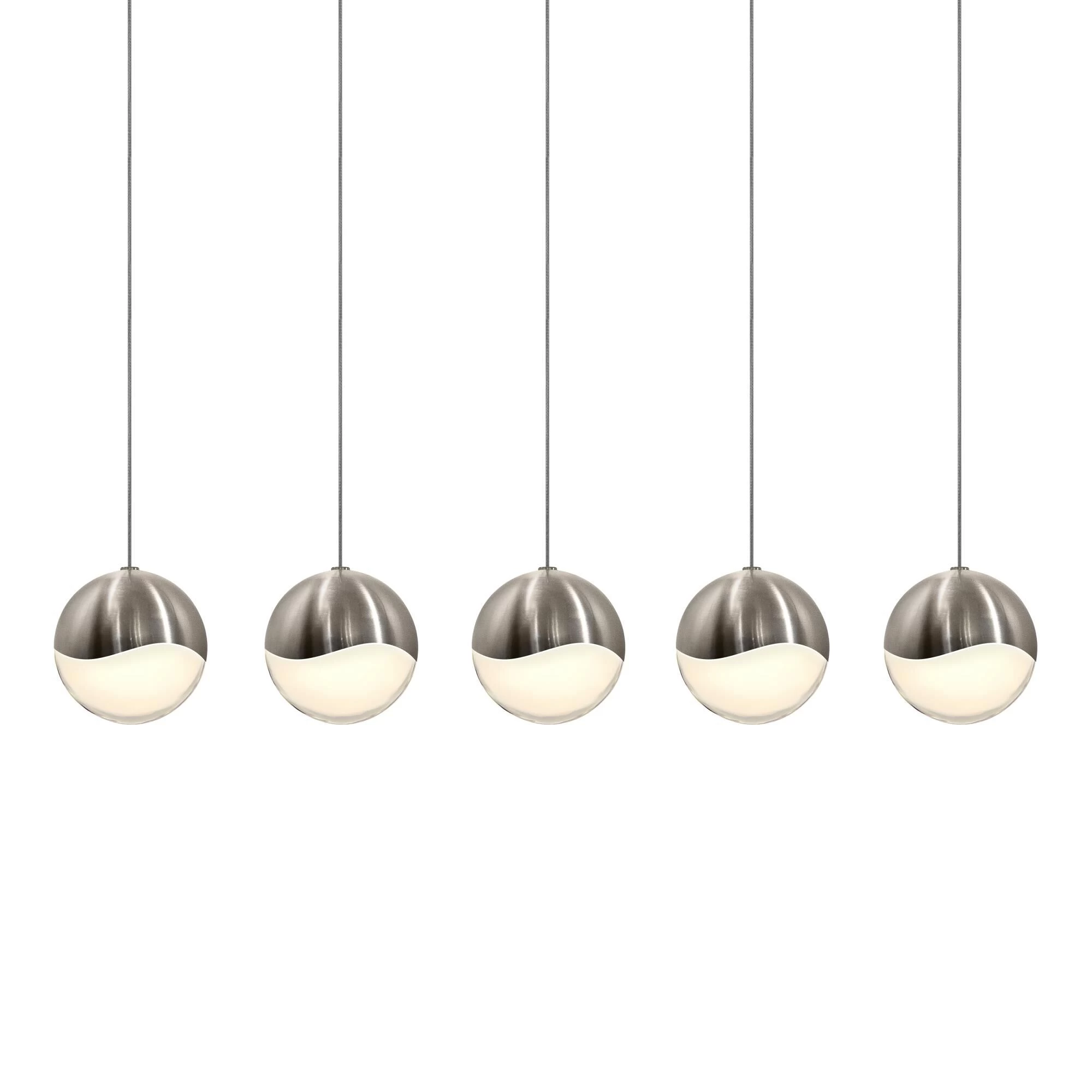 Robert Sonneman Grapes 38 Inch 5 Light LED Linear Suspension Light By SONNEMAN - Image 5