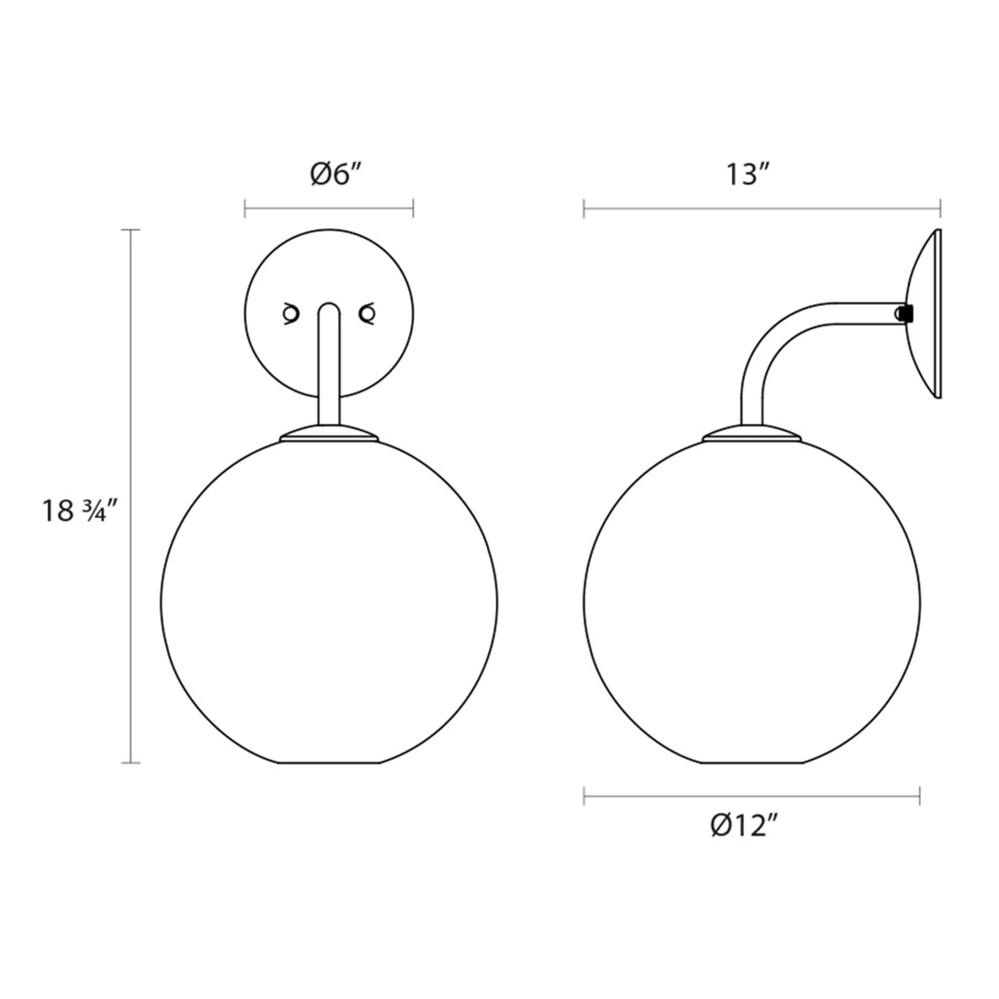 SONNEMAN Robert Sonneman Tribeca 18 Inch Wall Sconce - Image 2