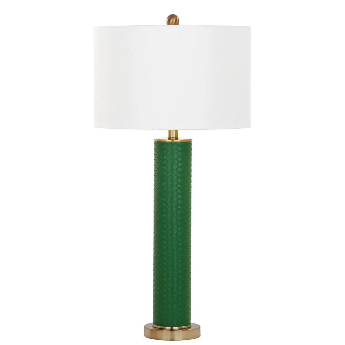 Ollie Faux Woven Leather 31 Inch Set Of 2 Table Lamps By Safavieh - Image 2