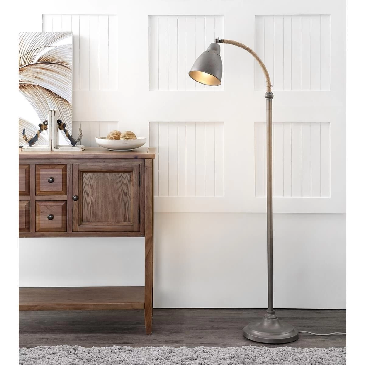 Naldo 60 Inch Reading Lamp By Safavieh - Image 3