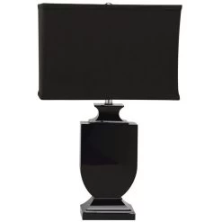 Darcy Black Crystal Urn 23 Inch Table Lamp By Safavieh