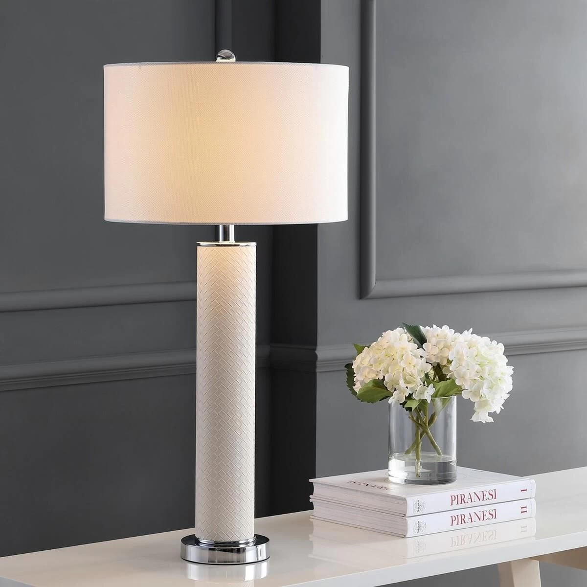 Ollie Faux Woven Leather 31 Inch Set Of 2 Table Lamps By Safavieh - Image 10