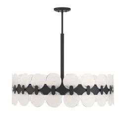 Boca 35 Inch 10 Light Chandelier By Savoy House